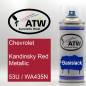 Preview: Chevrolet, Kandinsky Red Metallic, 53U / WA435N: 400ml Sprühdose, von ATW Autoteile West.